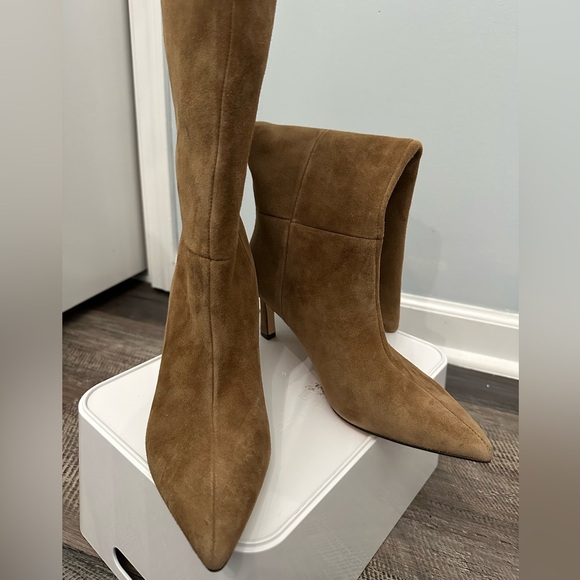 Nine West Shoes - Nine West Tan Suede Women's Boots 8